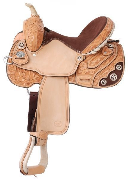 Silver Royal Lamar All Arnd Barrel Saddle 15