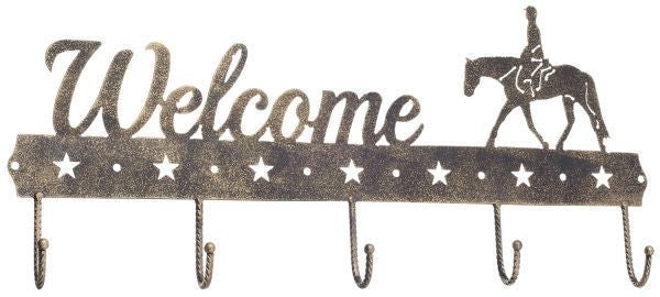 Gift Corral Welcome Sign Hook - EnglishBk/Wh