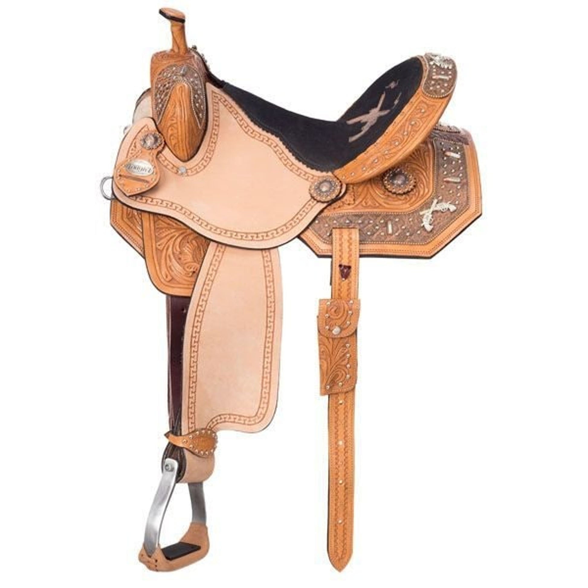 Silver Royal Pistol Annie Barrel Saddle