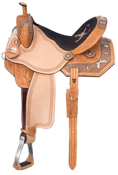 Silver Royal Pistol Annie Barrel Saddle