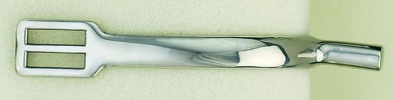 Centaur Stainless Steel Pow Flat Side SpurBk/Wh