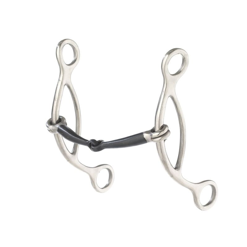 Stainless Steel Sweet Iron Snaffle HGag Bit 5 Stee