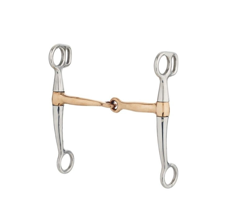 Stainless Steel Copr Snaffle Tom Thumb Bit 5