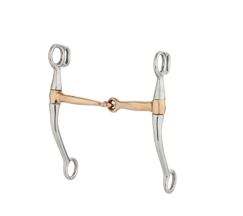 Stainless Steel Copper Snaffle Grazing Bit 5