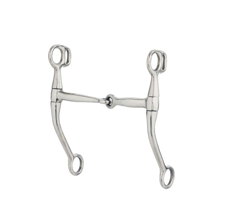 TurnTwo Equine StainlessSteel Snaffle GrazingBit 5