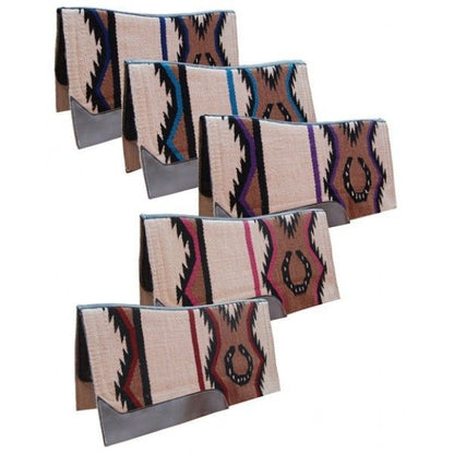 Equine Hildago Wool Felt Contour Pad 34x36 Pk/Bk
