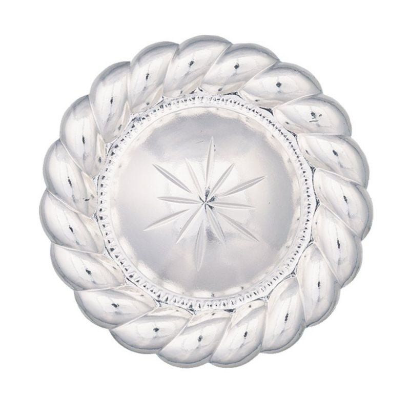 Twisted Rope Trim Starburst Conch/Screw Back 1 Sil