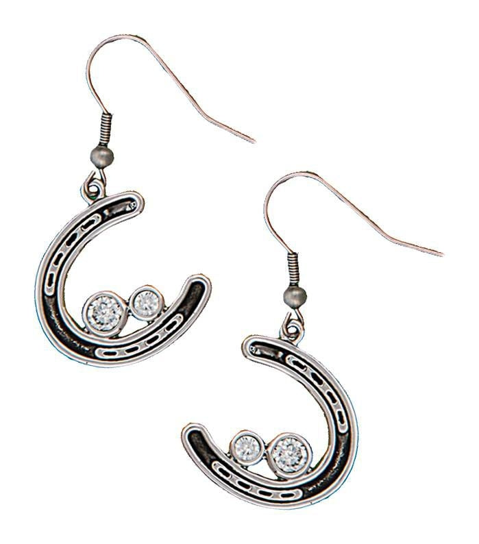 Montana Good Luck Charms Horseshoe Earrings