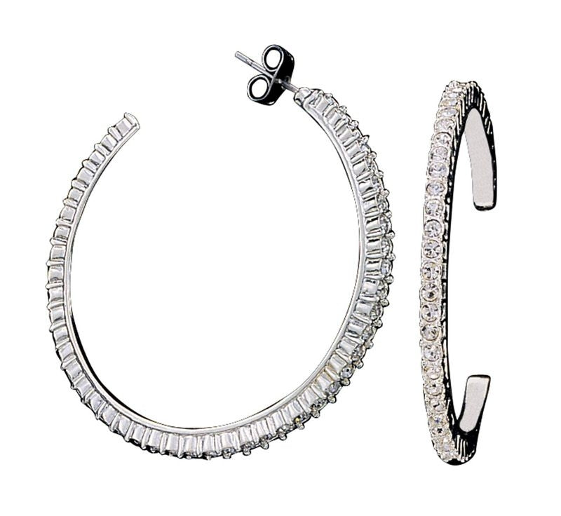 Montana Silver Large Cubic Zirconia Hoops