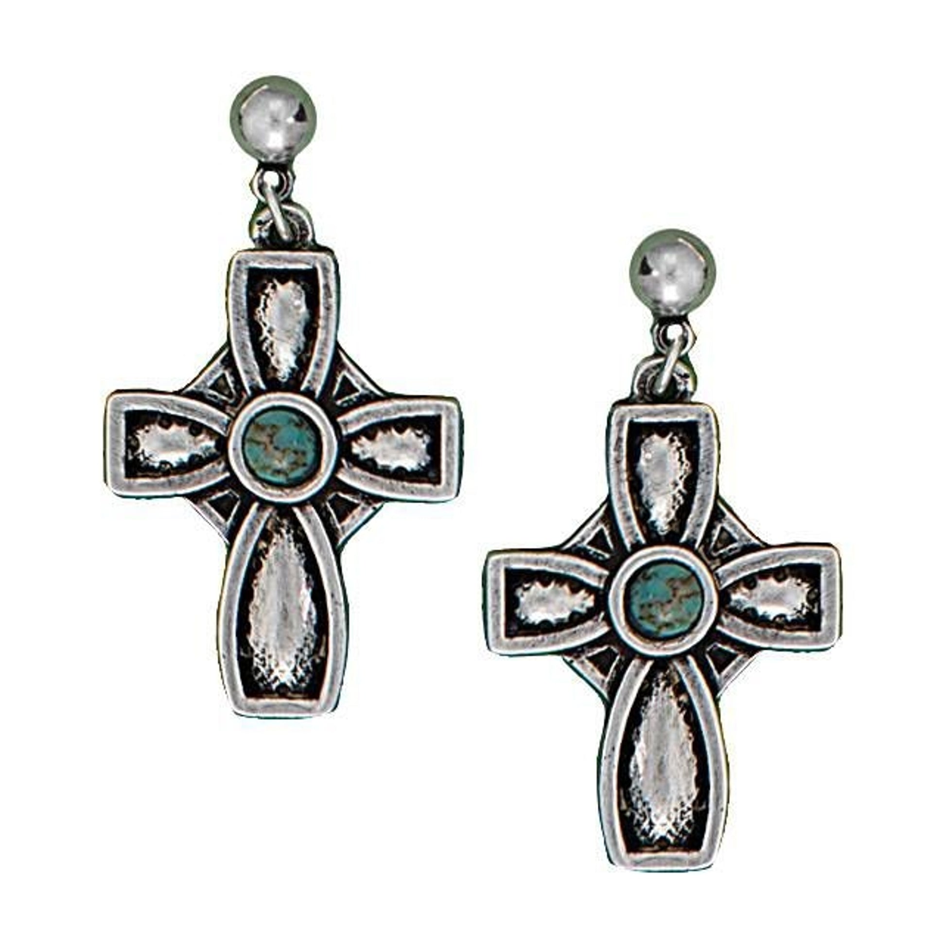 Montana Silver Desert Faith Cross Earrings