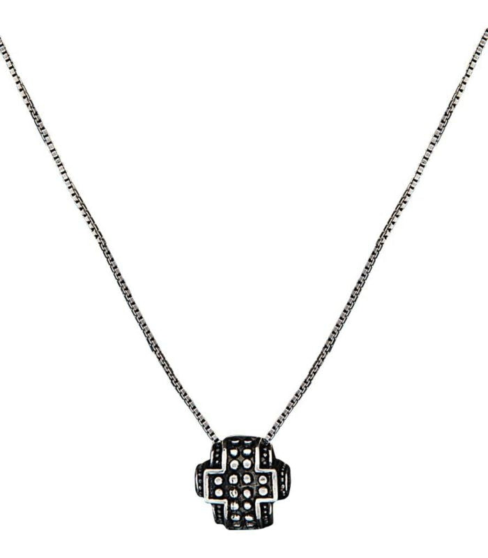 Montana Silversmiths Half Bead Cross Necklace