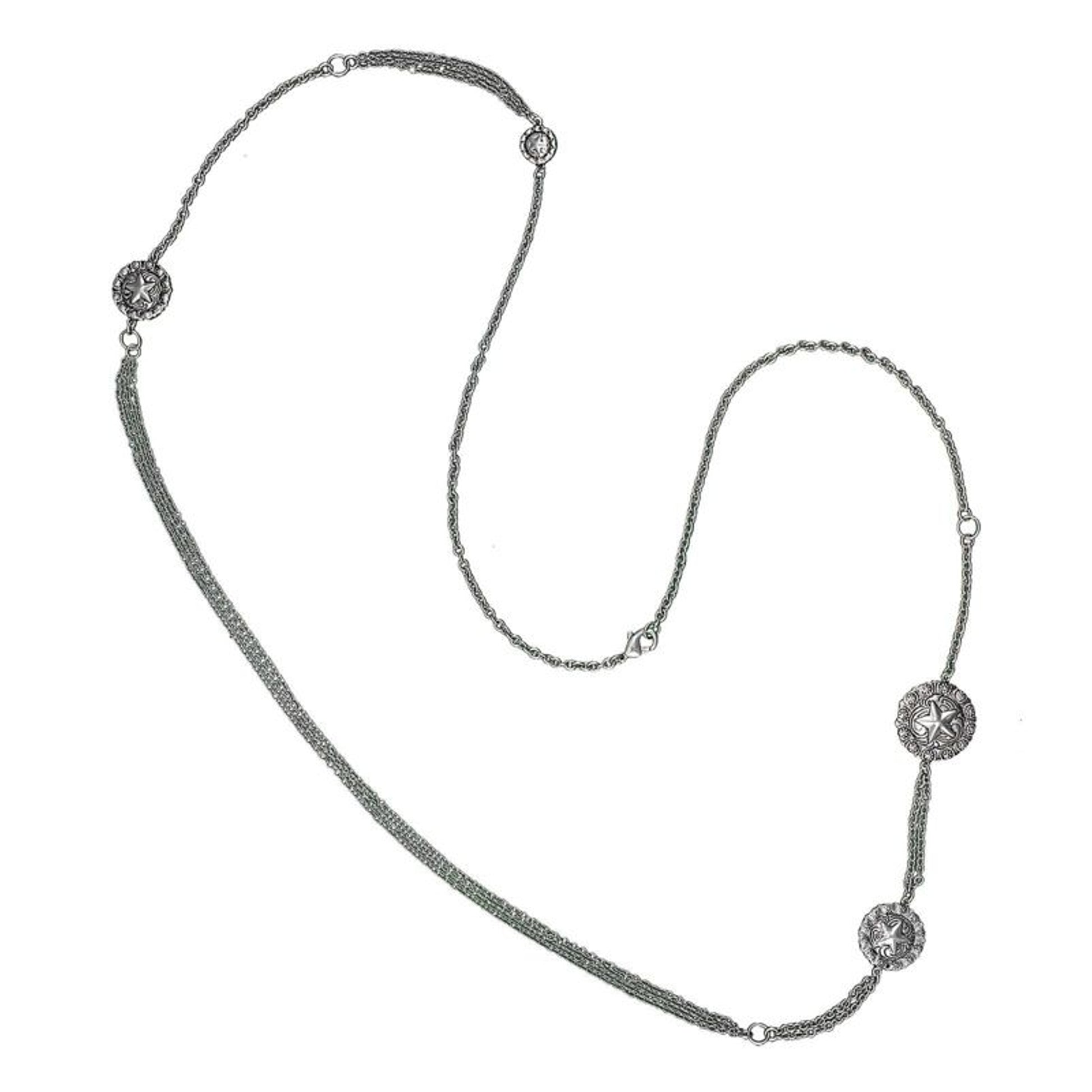 Montana Silver Evening Stars Rope Necklace