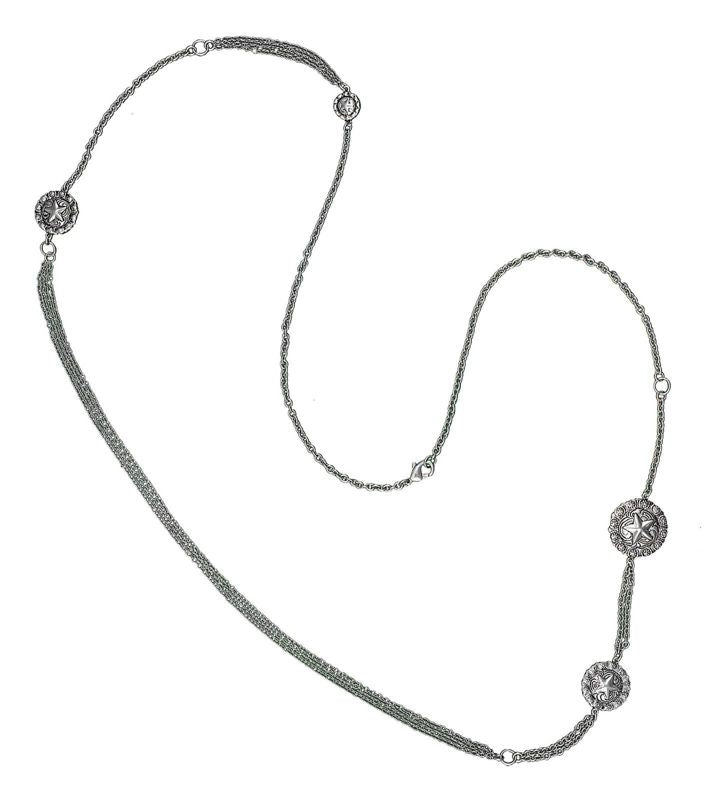 Montana Silver Evening Stars Rope Necklace
