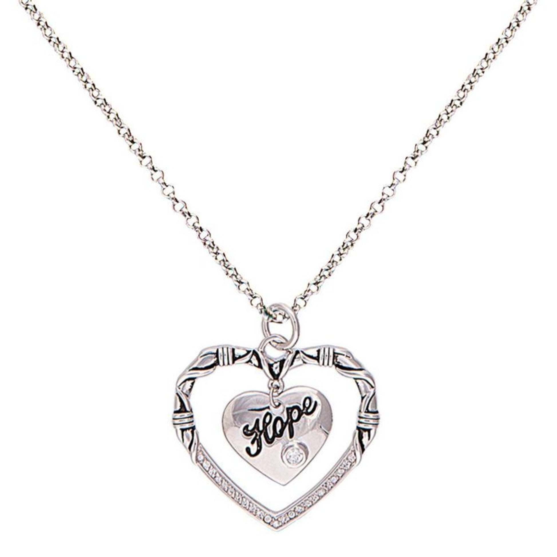 Montana Silver A Cowgirls Heart Of Hope Necklace