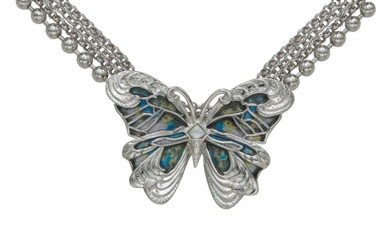 Montana Silver ShimmerShine Butterfly Necklace