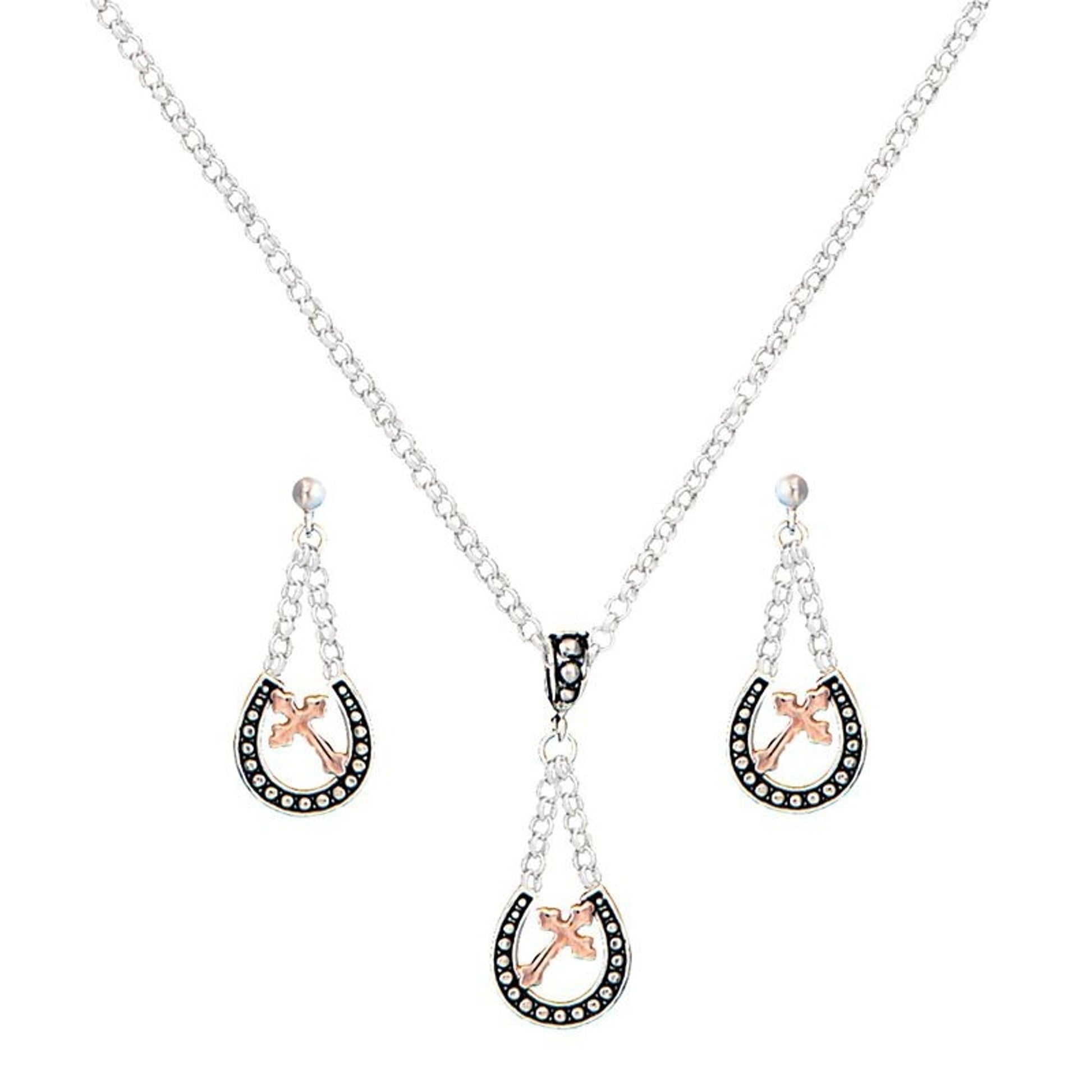 MontanaSilversmiths Walking Gods Path Jewelry Set