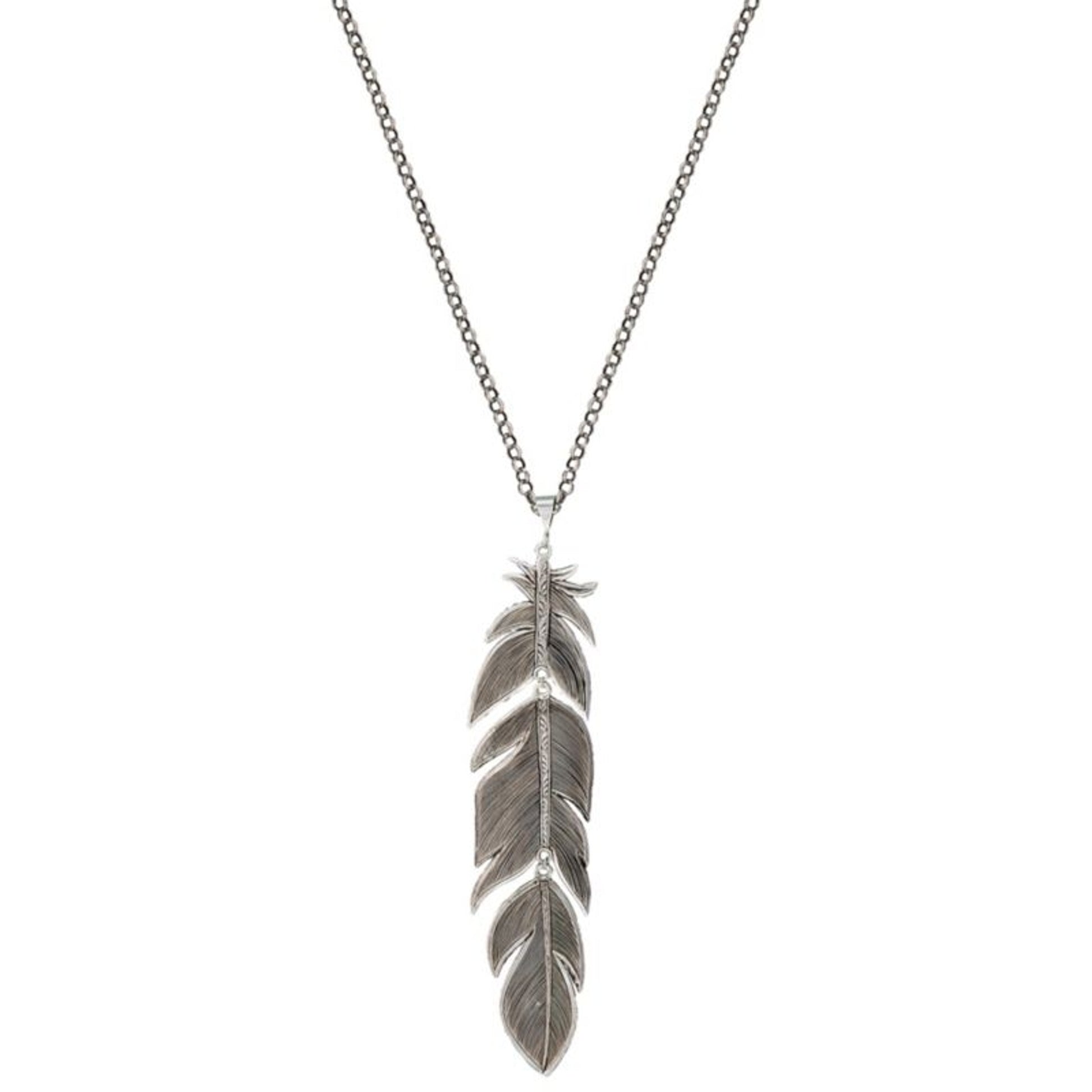 Montana Giant Thunderbird Feather Necklace