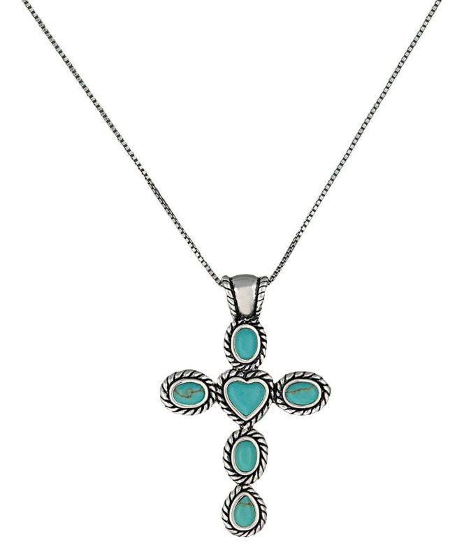 Montana Silver Desert Love\Faith Cross Necklace