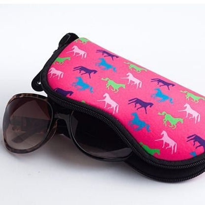 Tek Trek Neoprene Sunglasses Case Pink