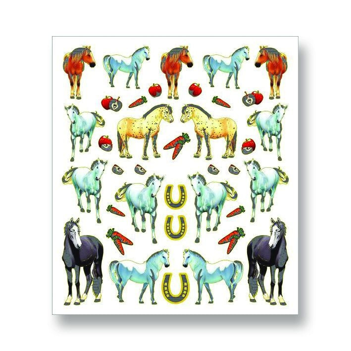 Dapple And Horse StickersBk/Wh