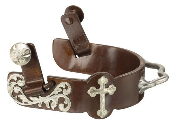 Kelly Silver Star Floral And Cross Bumper Spur Brn