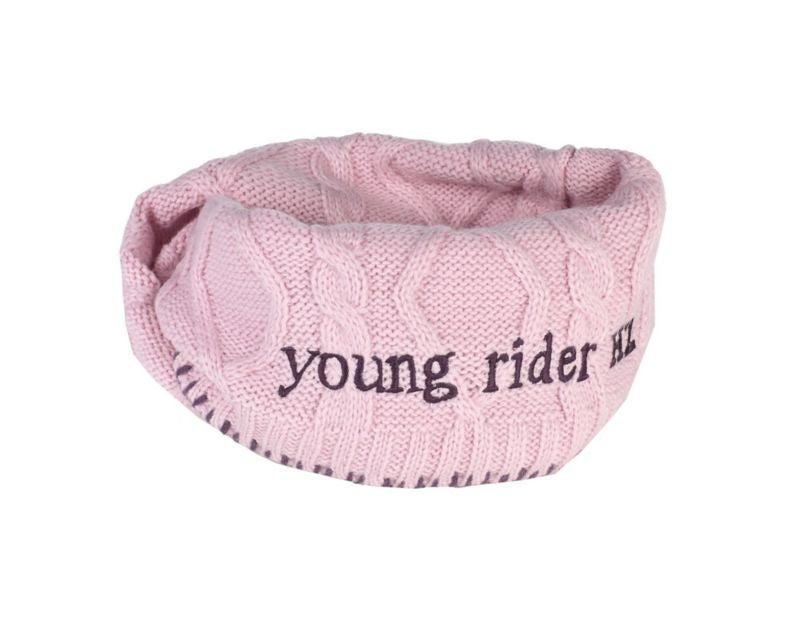 Horze Neve Jr Knitted Tube Scarf One Size Pink