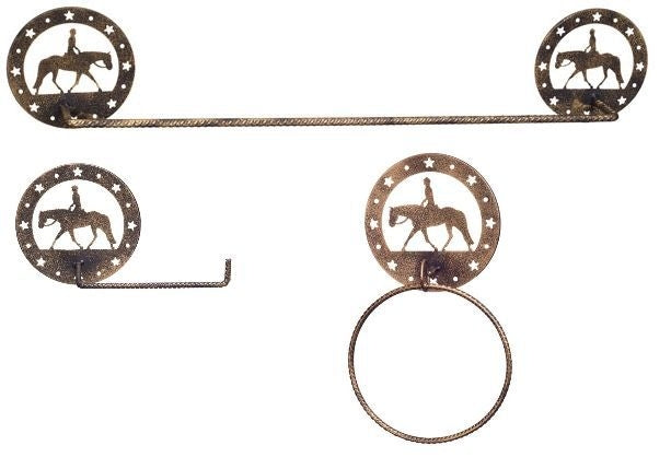 Gift Corral 3-Piece Bathroom Set - EnglishBk/Wh