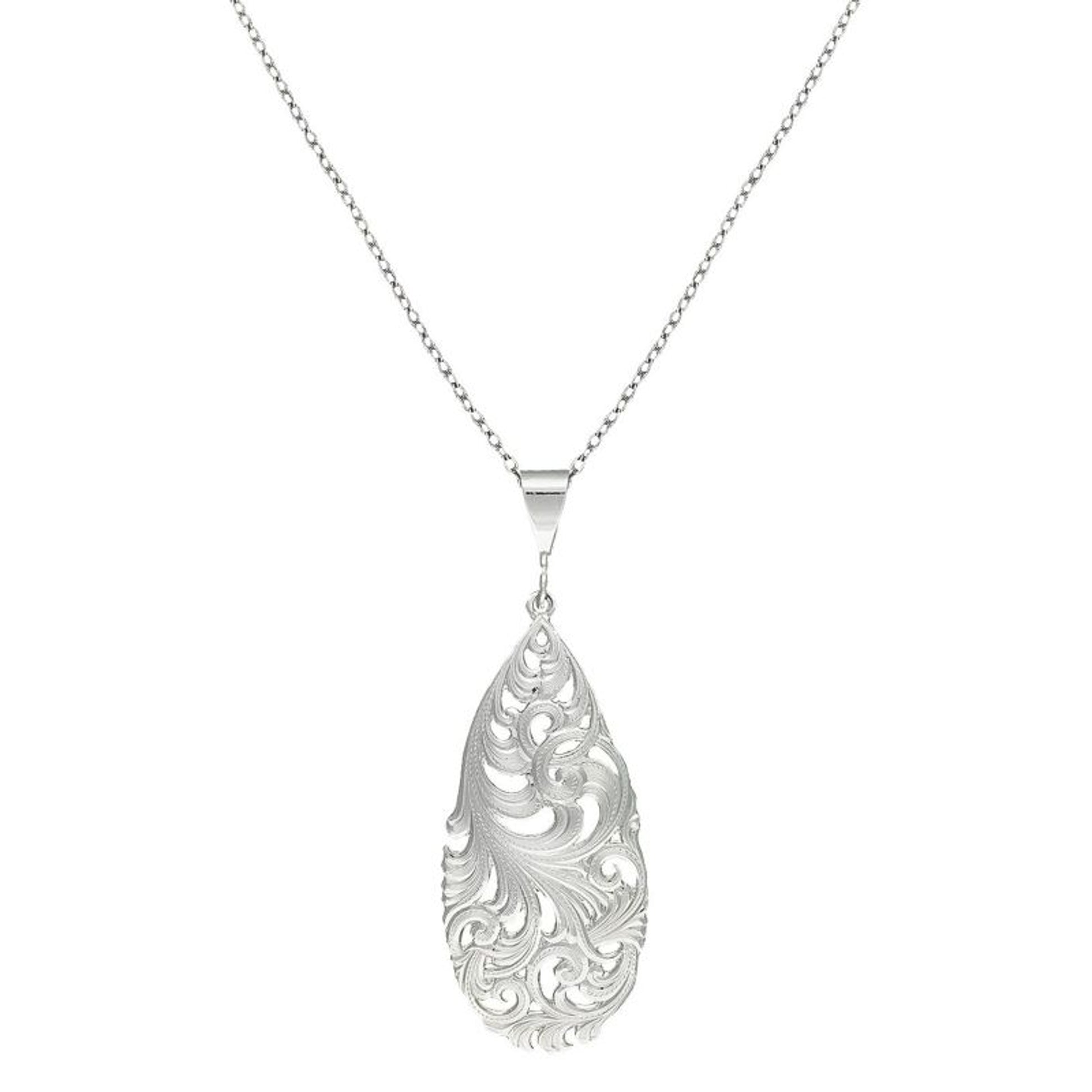 MontanaSilversmith Down Meadow Teardrop Necklace