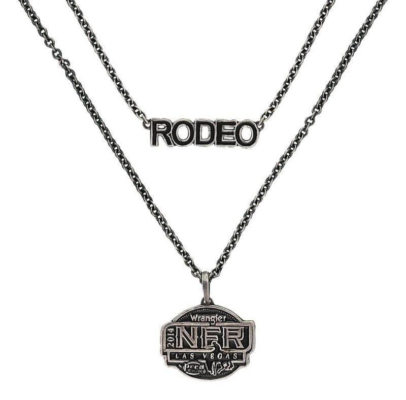 2014 Wnfr Layered Necklace 20 Bk/Wh