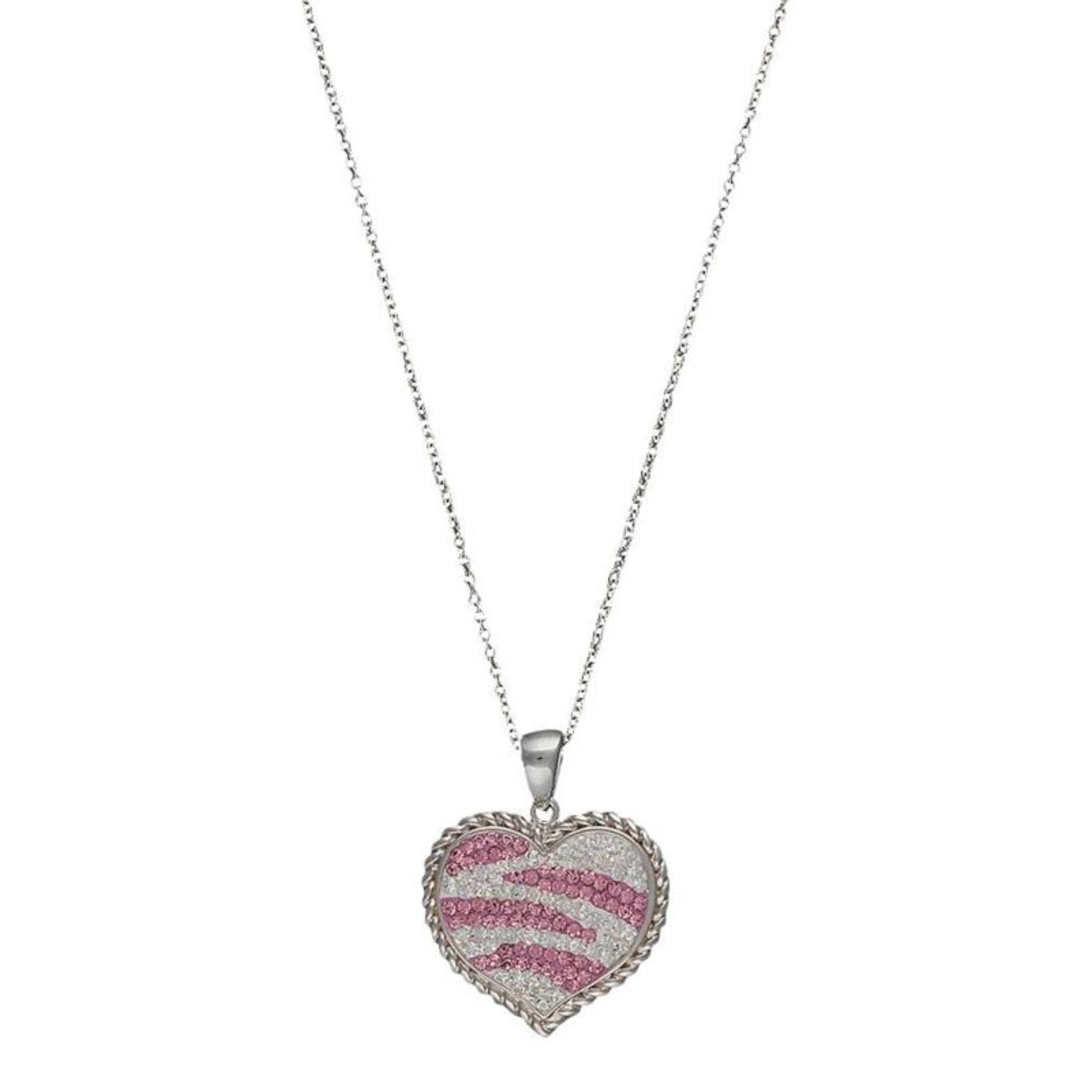 Montana Candied Hearts with Pink Zebra Necklace