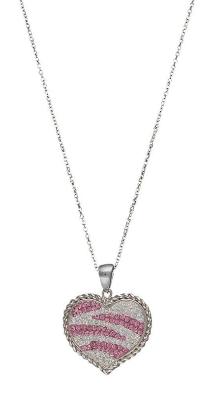 Montana Candied Hearts with Pink Zebra Necklace