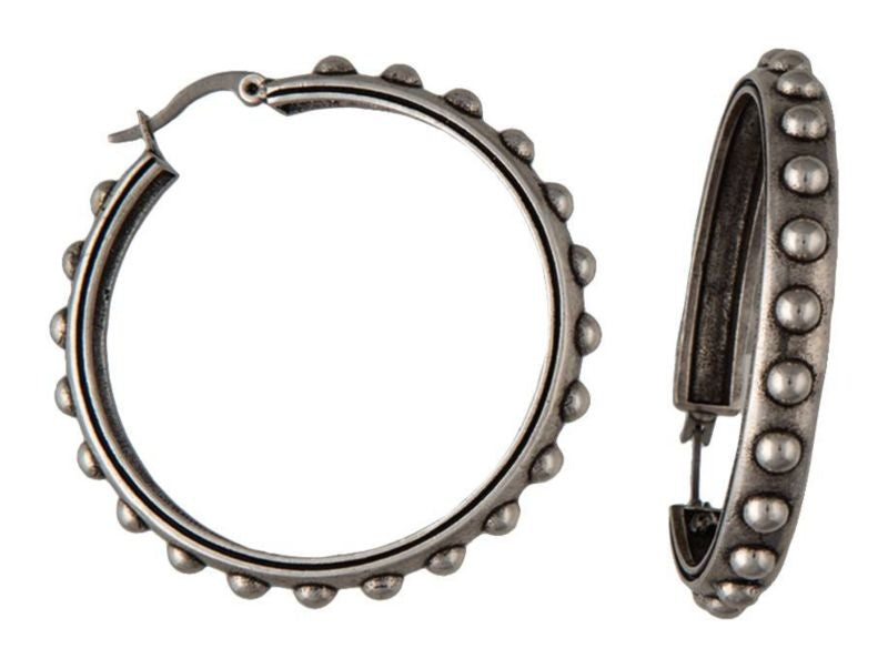 Montana Edge of the West Studded Hoop Earrings