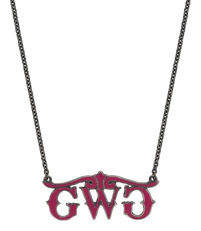 Montana Silver Girls With Guns Logo Necklace