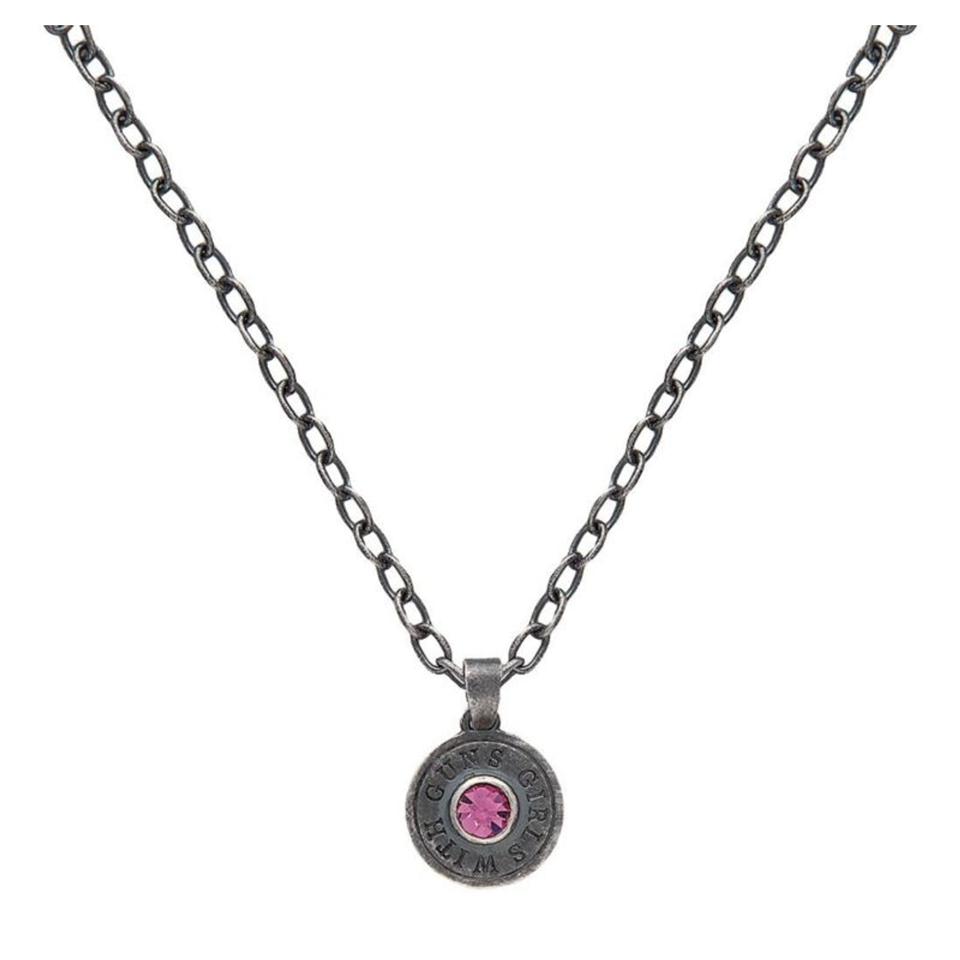 Montana Girls with Guns Back of Bullet Necklace