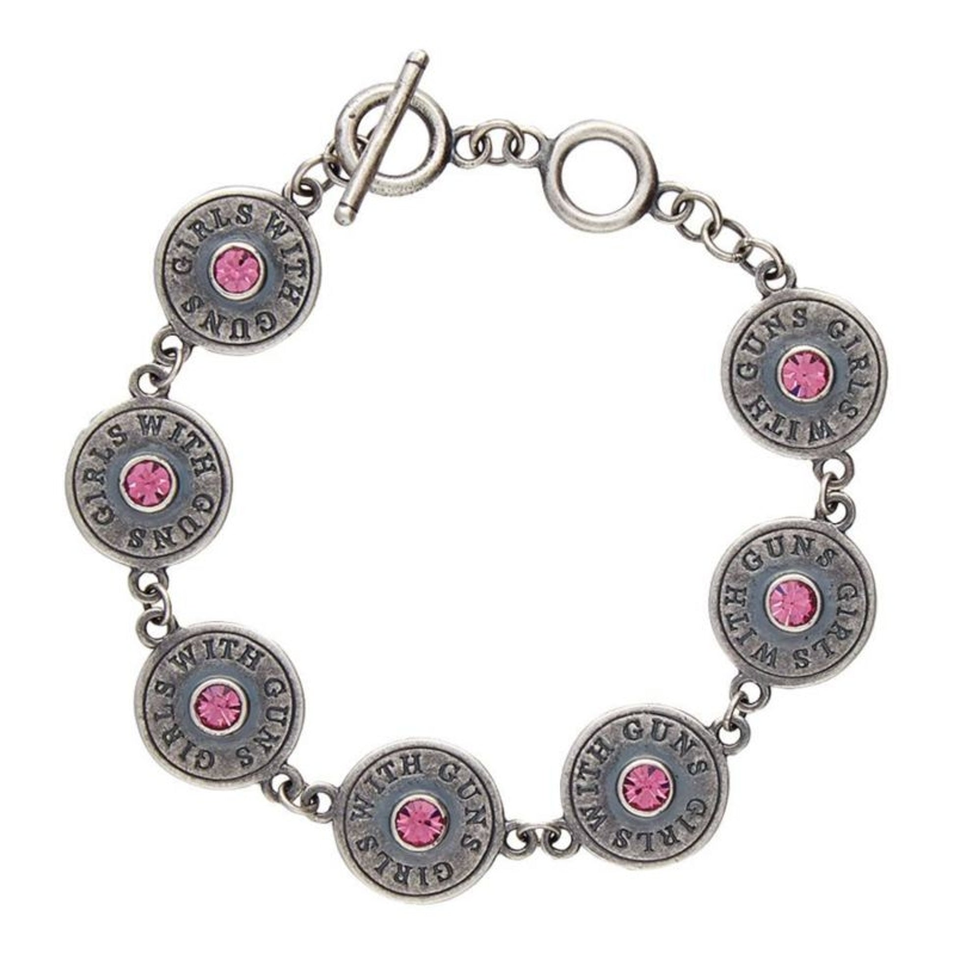 Montana Girls with Guns Back of Bullet Link Bracelet