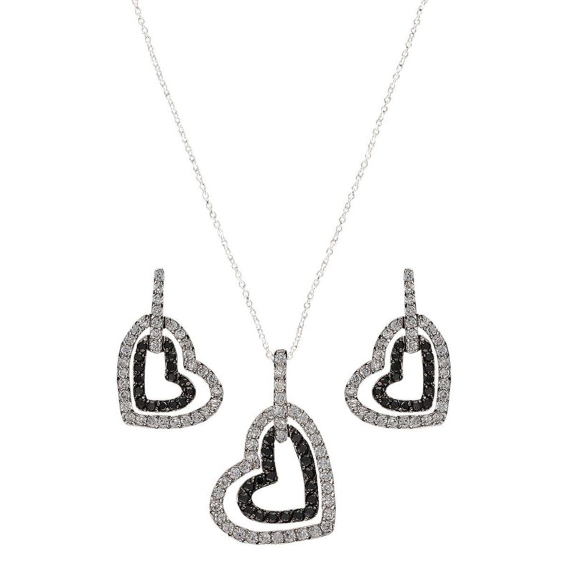 Montana Silver Hearts Deep Reflection Jewelry Set