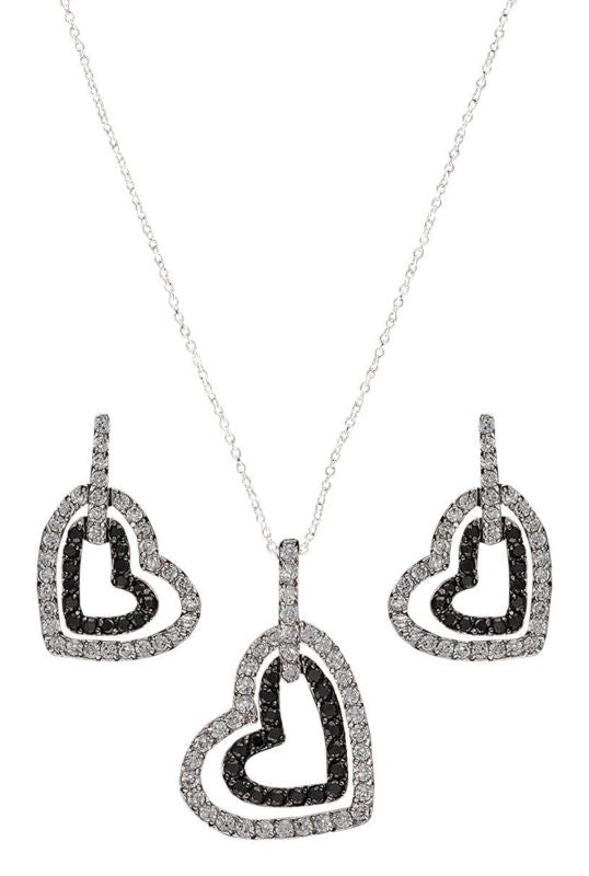 Montana Silver Hearts Deep Reflection Jewelry Set