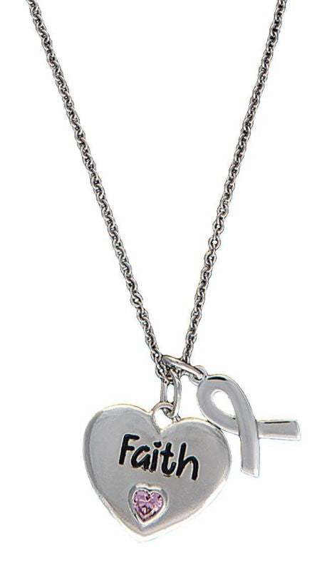 Montana Tough Enough to Wear Pink Heart Necklace