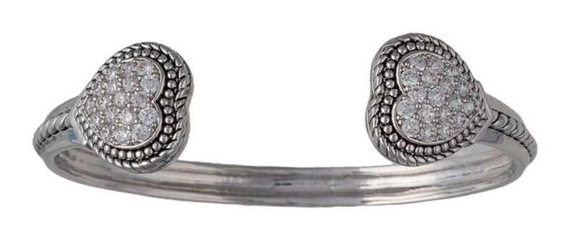 MontanaSilver 2 My Cowgirl Heart Torque Bracelet