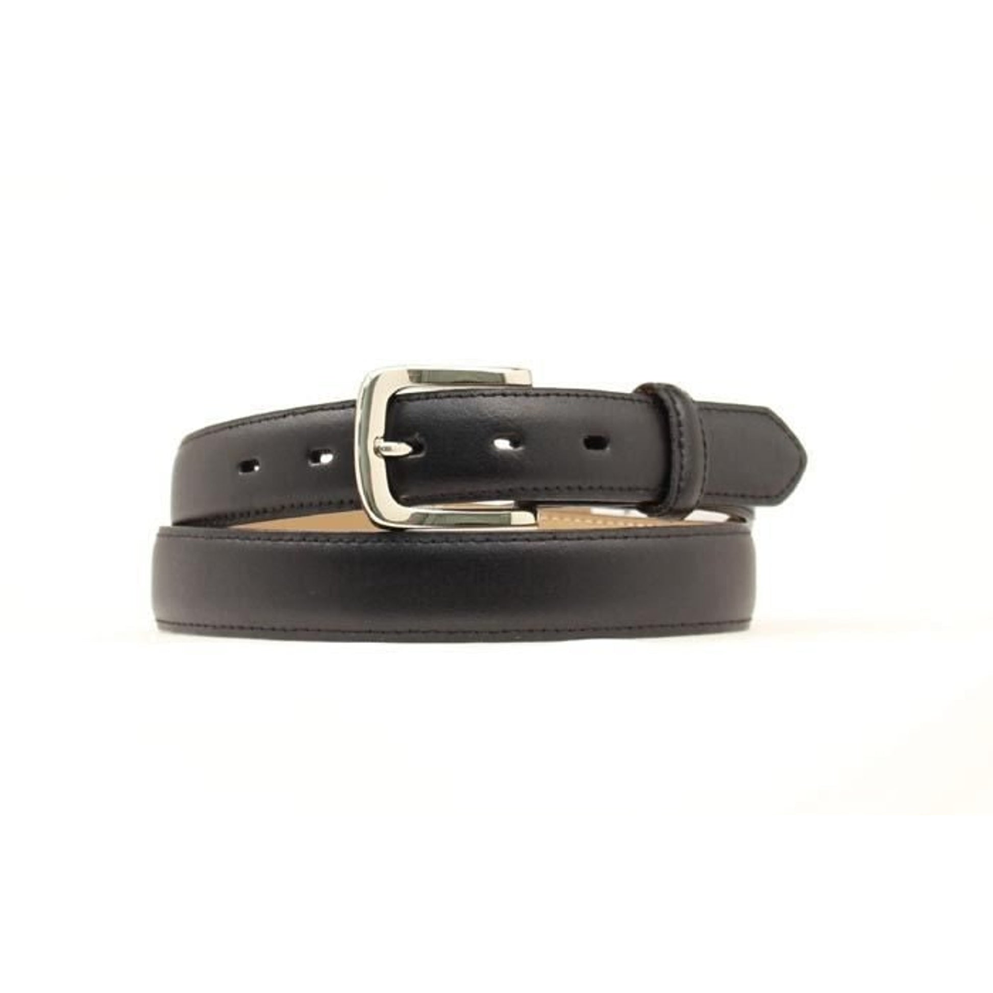 Nocona Mens Smooth Leather Belt 28 Black