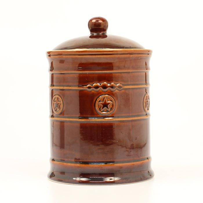 Western Moments Silverado Cookie JarDark Brown