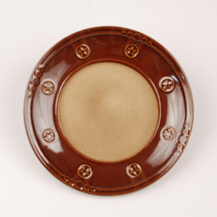 Western Moments Silverado Salad PlatesDark Brown