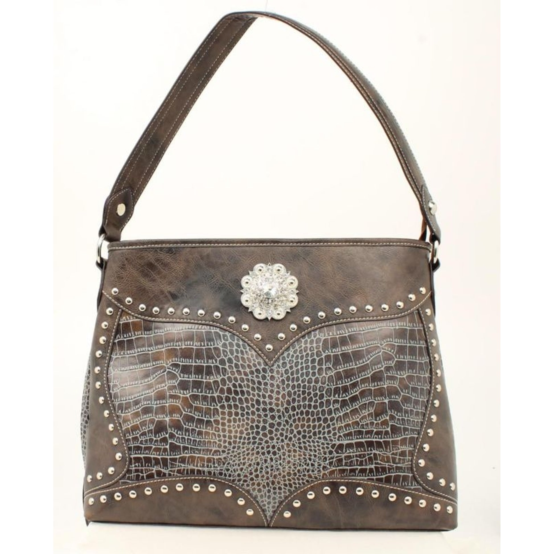 Blazin Roxx Gator Conceal Carry Shoulder BagBlue