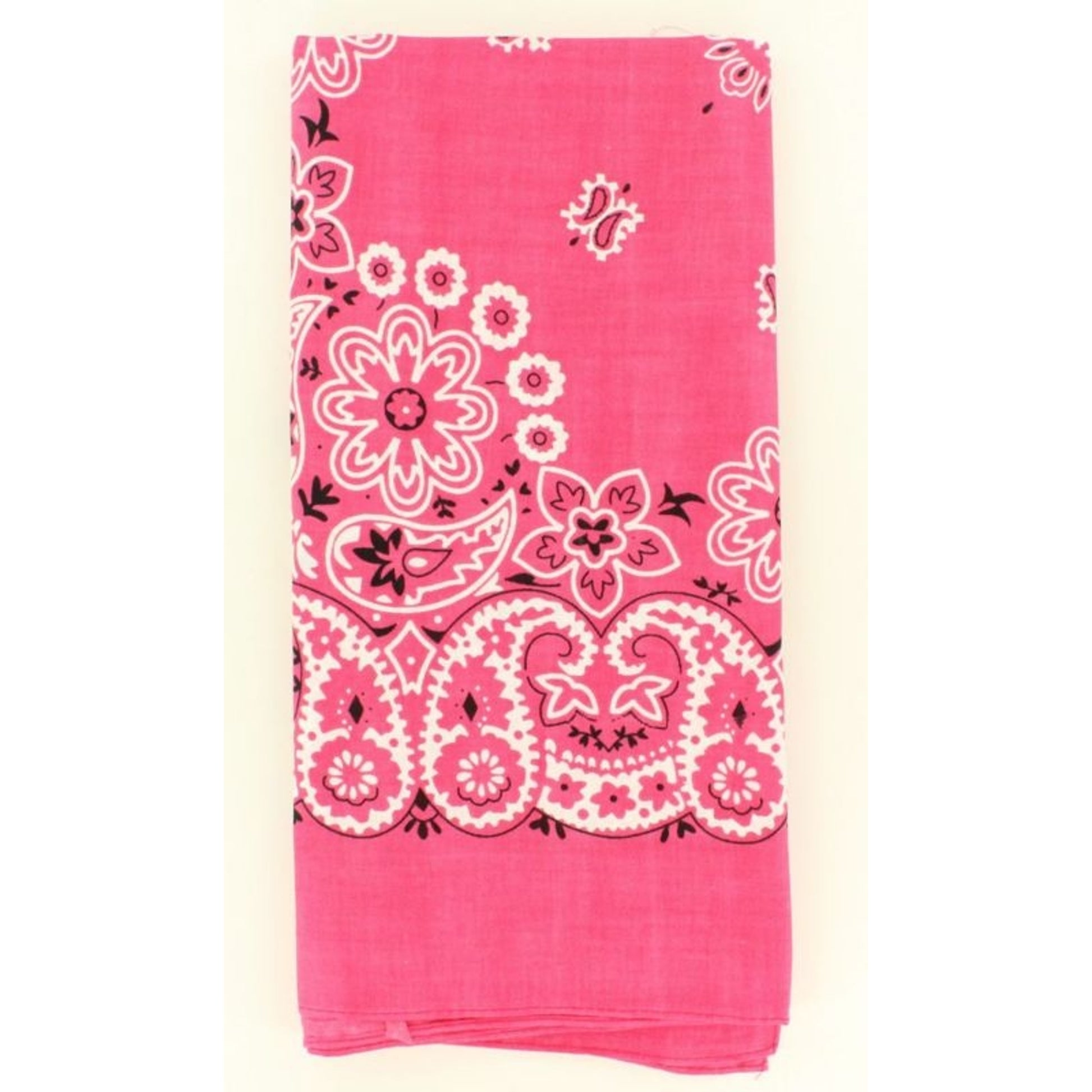 M And F Western Bandana 27 x 27 Black