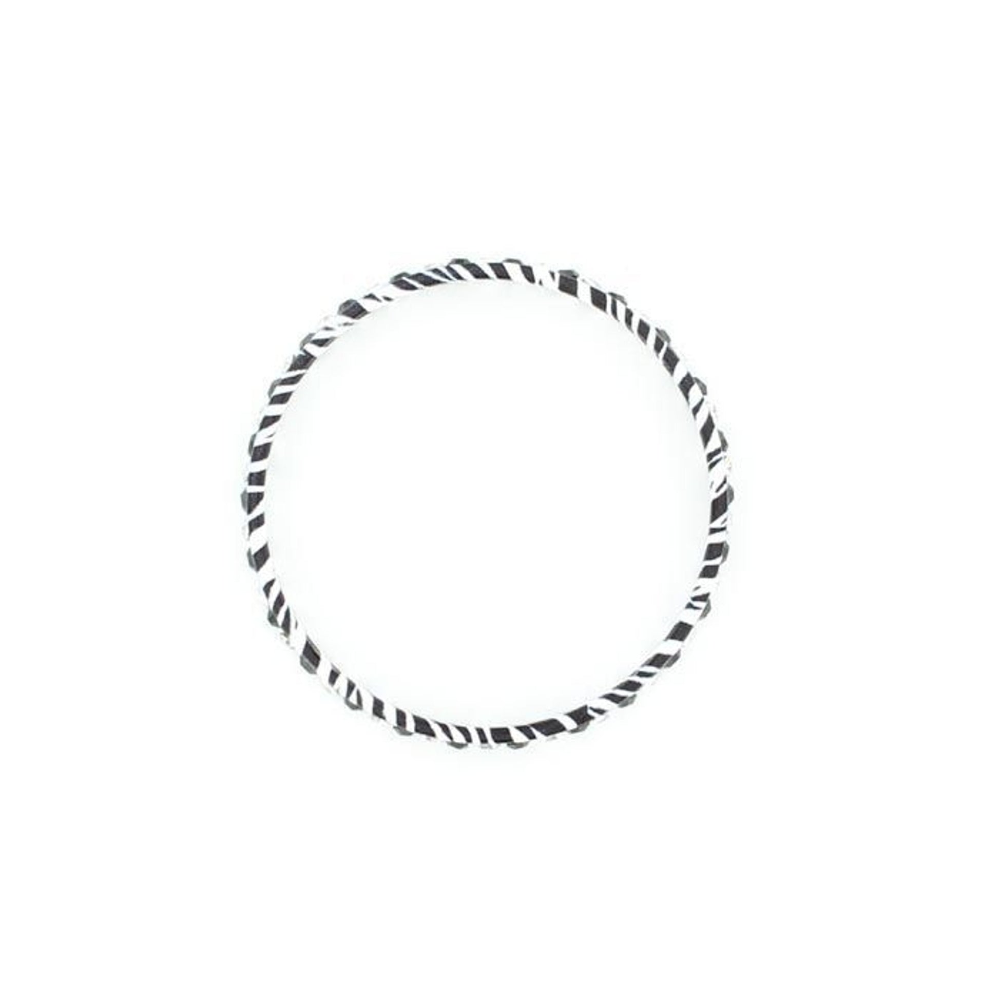 Blazin Roxx Zebra Crystal BraceletBk/Wh