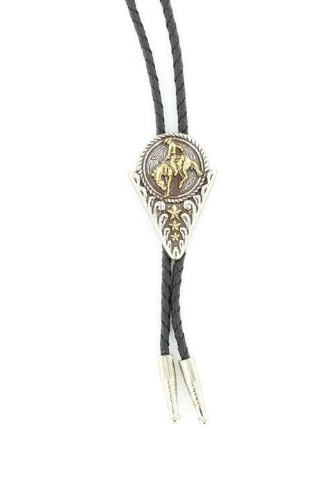Double S Bucking Horse/Star Bolo