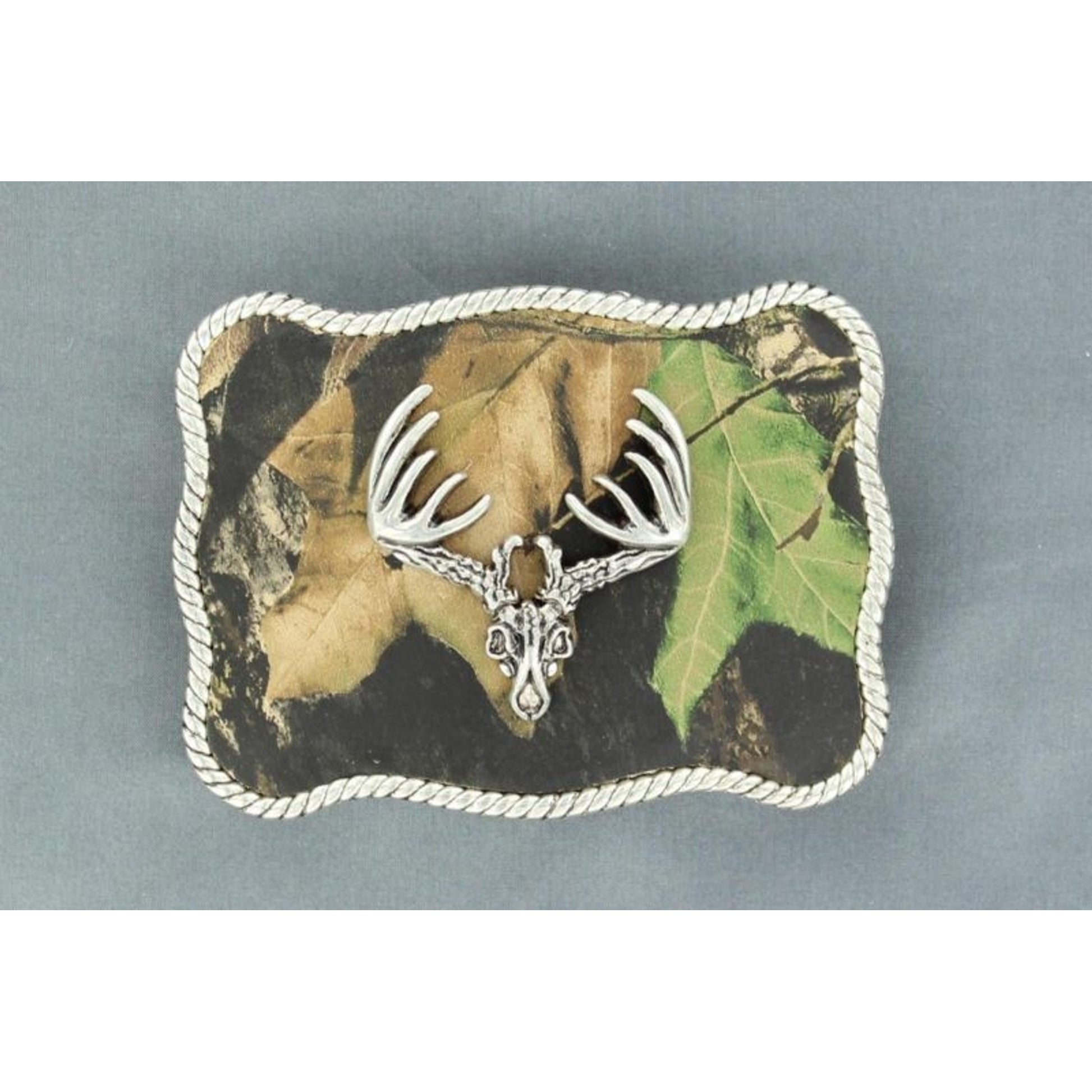 Nocona Deer Skull Buckle