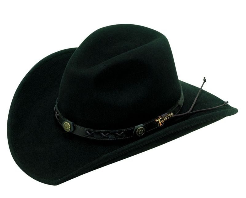 Twister Dakota Crushable Hat Large Black