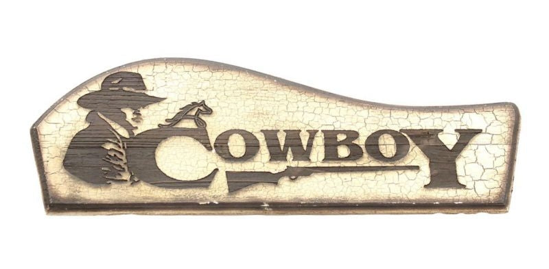 Western Moments Cowboy Wall Sign