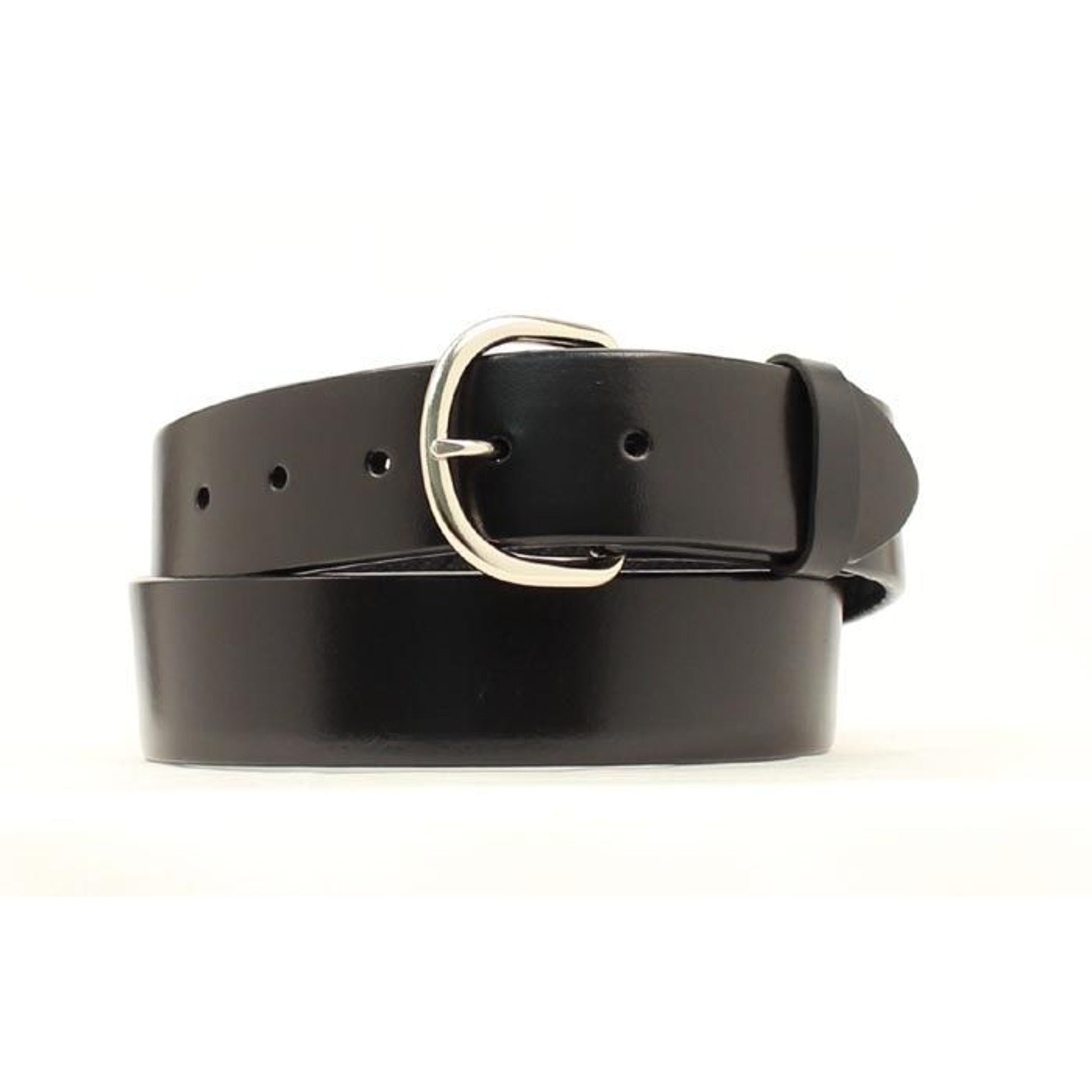Nocona Mens Hired Hand Plain Belt 32 Black